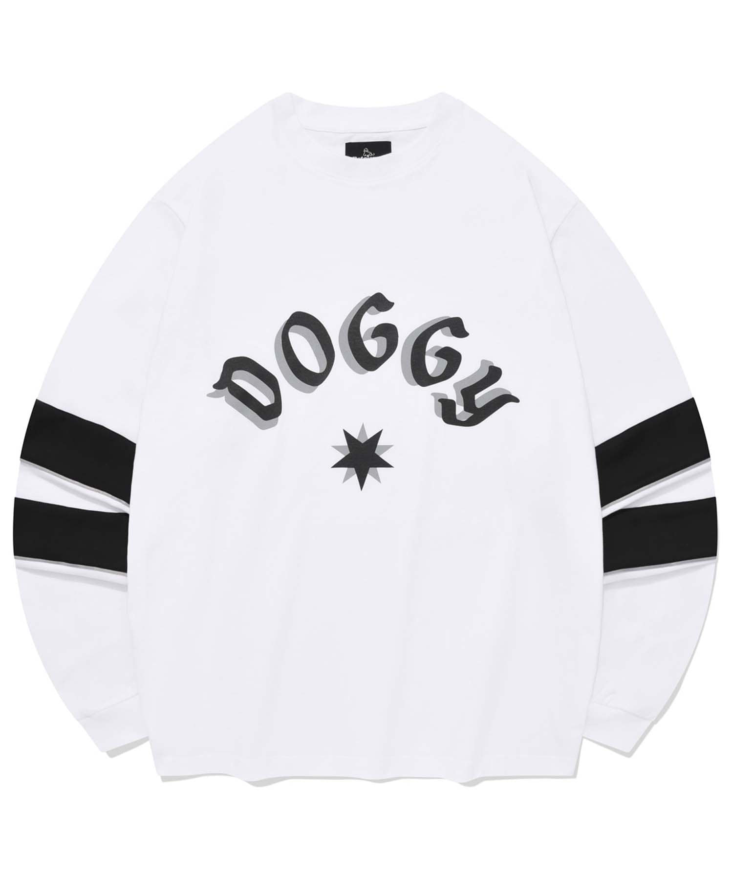 TWO LINE LONG SLEEVE [WHITE]